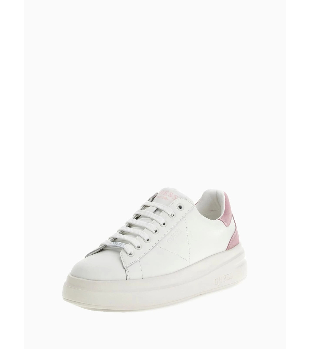 GUESS ELBINA Sneakers - White with Pink Details